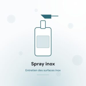 Spray inox pour entretien des surfaces